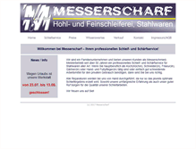 Tablet Screenshot of messerscharf.at